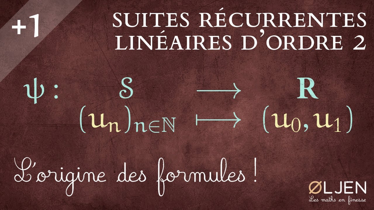 [EM#3] Suites récurrentes linéaires d'ordre 2 (Démonstration)