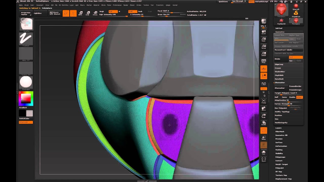 ZBrush 4r6 Hard Surface Demonstration