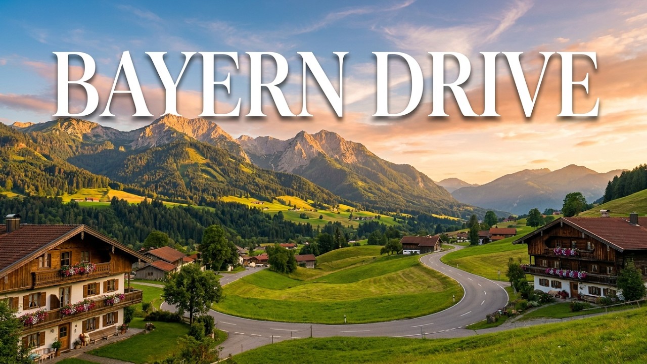Die schönste Strecke - Ruhpolding - Reit im Winkl Autofahrt | Bayern, Deutschland