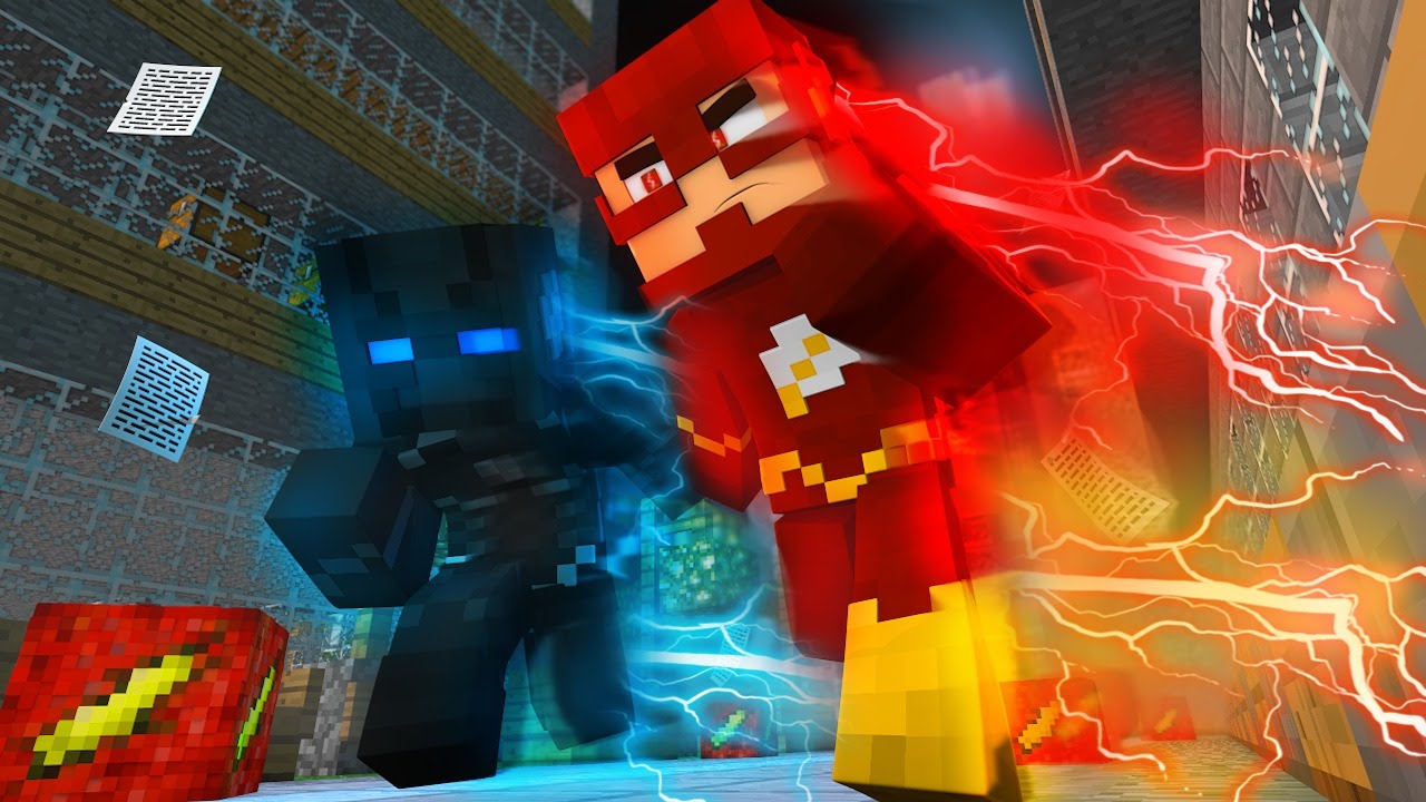 Minecraft: LUCKY BLOCK DO FLASH - LUCKY RACE ‹ PORTUGAPC ›