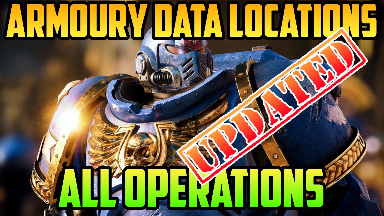 All Armoury Data Locations Updated with Termination Operation | Warhammer 40K Space Marine 2