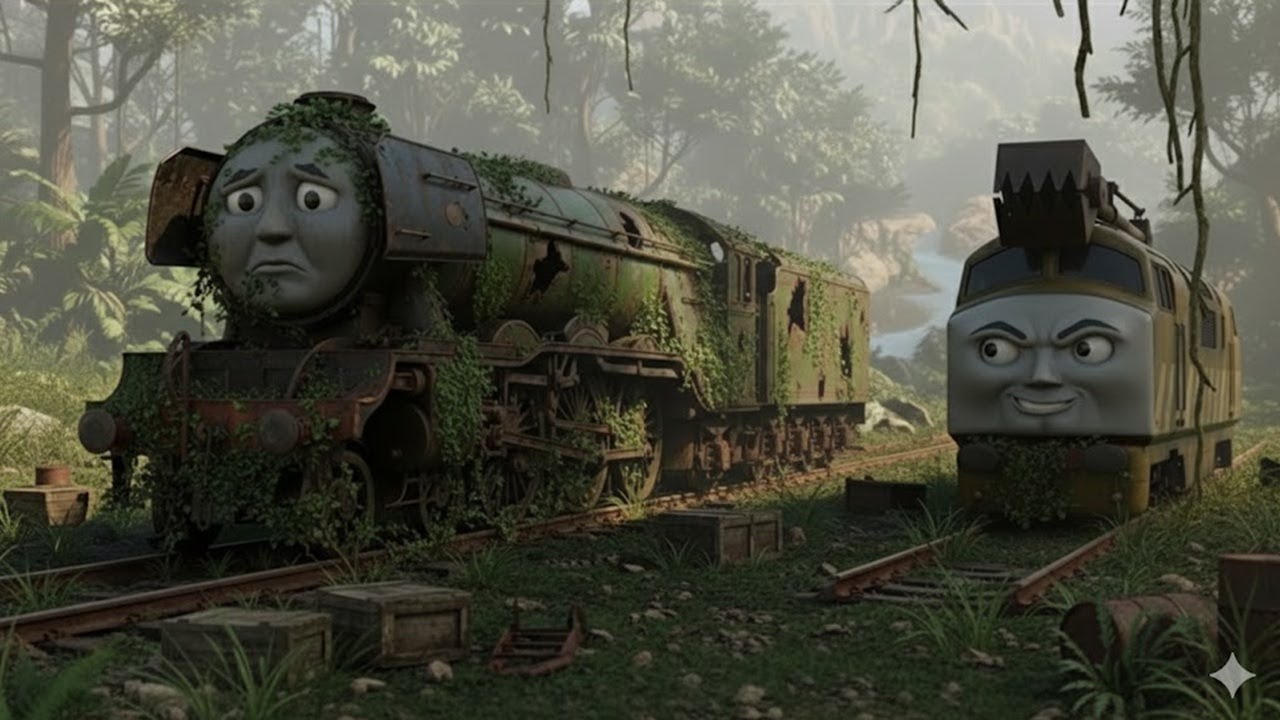 Thomas ASMR Restoration | Restoring Forgotten Trains in the Forest — Complete Reconstruction