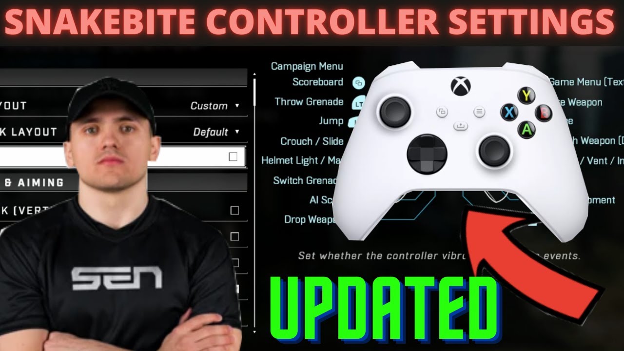 SEN Snakebite Halo Infinite Controller Settings