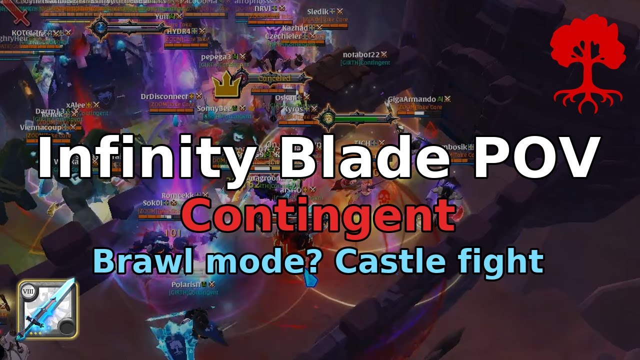Infinity Blade POV | Contingent vs Take Care vs EDATE | Castle Fight