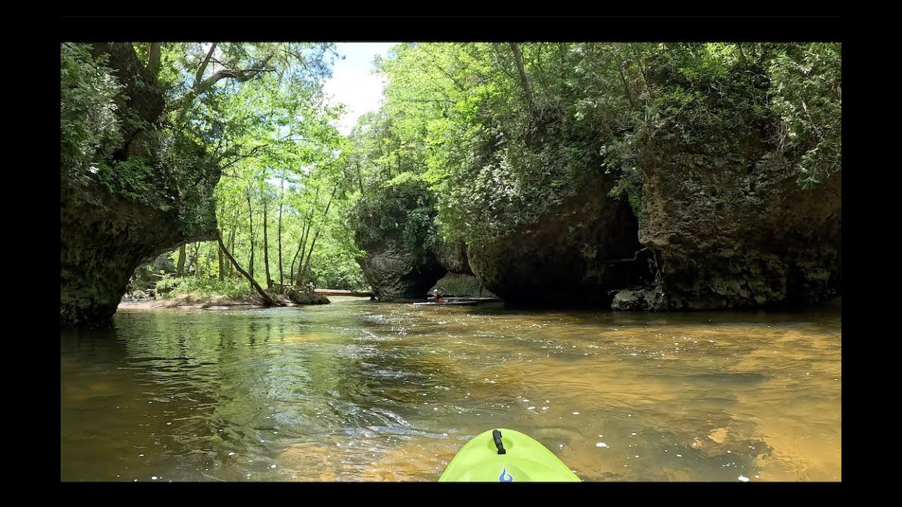 Kayaking Rocky Fork Creek to Paint Creek Chutes