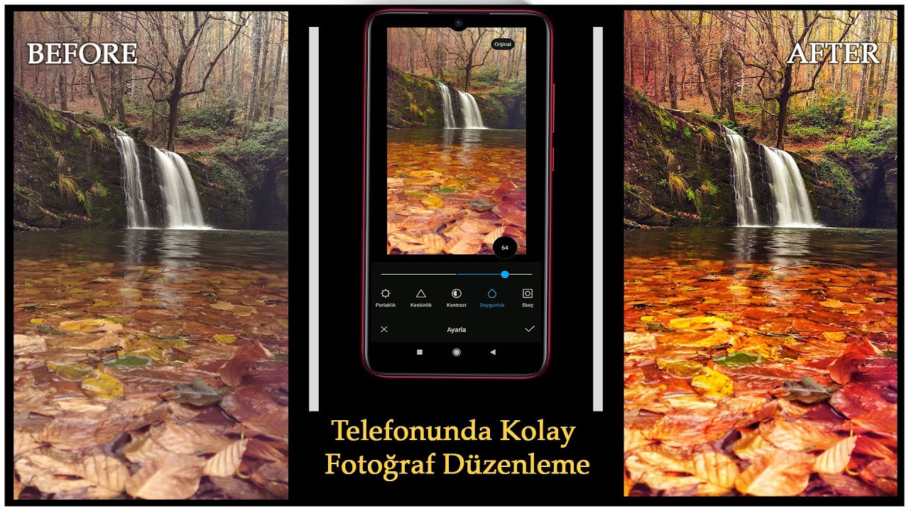 Fotoğraf Düzenleme - Cep Telefonunda Uygulama Olmadan - Edit Photo