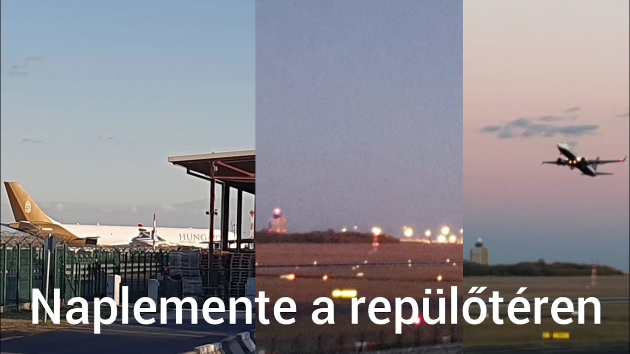 Naplemente a reptéren - Planespotting az aranyórában