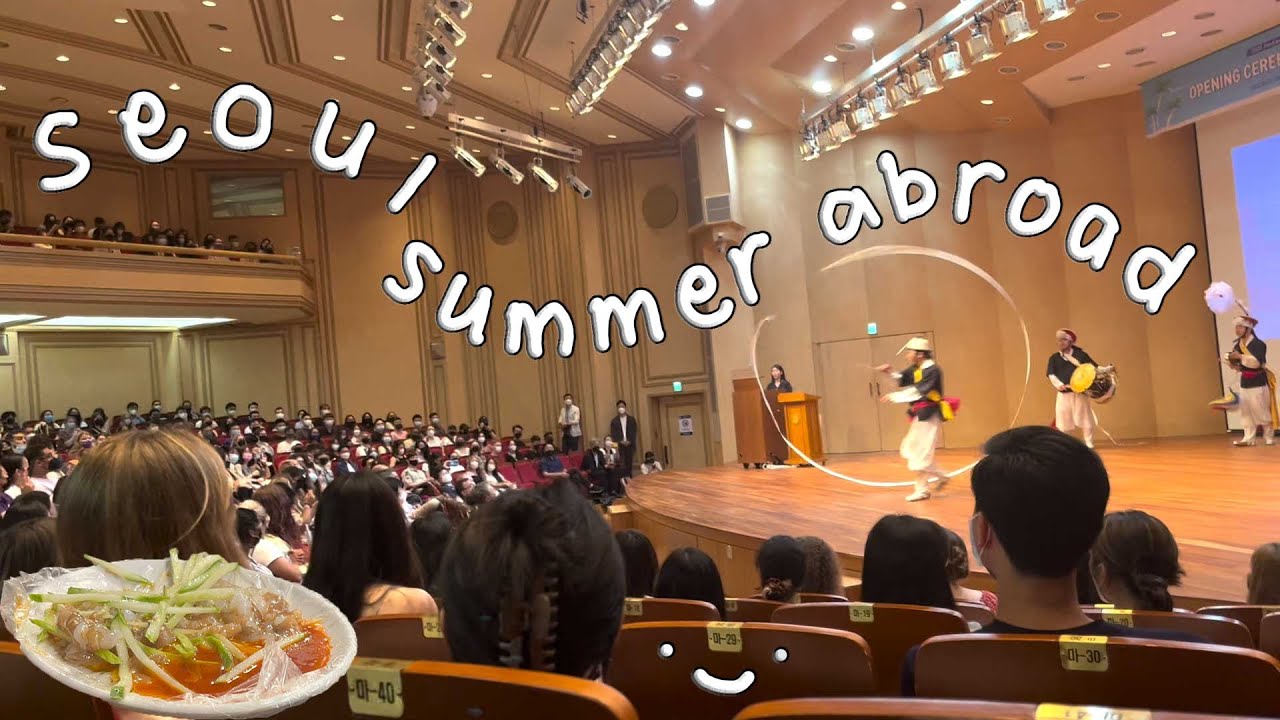 seoul vlog | moving in, orientation, live octopus, palaces, hanyang university | study abroad
