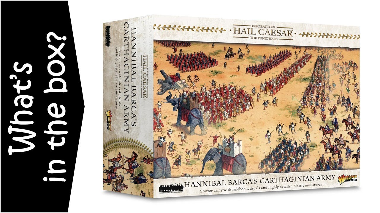 Hail Caesar Epic Battles: Hannibal Barca's Carthaginian Army - Unboxing & Review