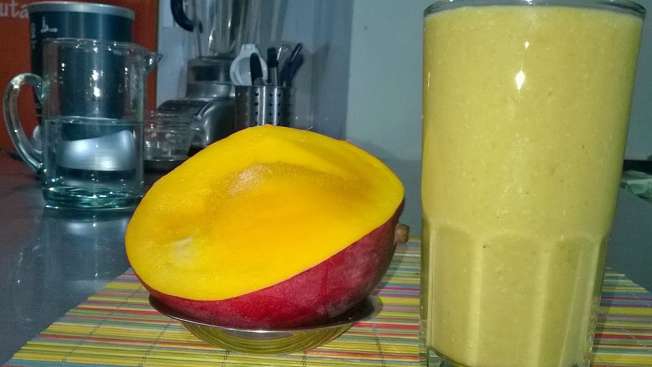 Como Preparar un Batido Energizante de Avena, Mango y Jengibre- HogarTv por Juan Gonzalo Angel