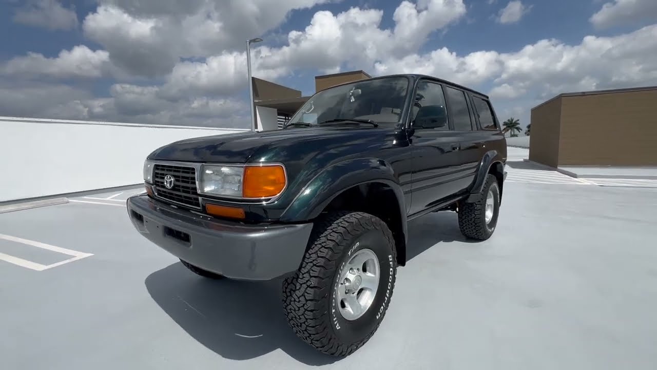2-Owner 1995 Triple Locker Toyota Land Cruiser 80 series