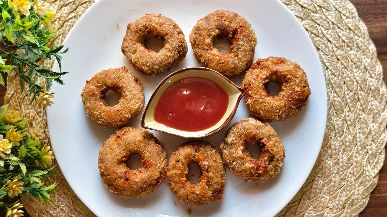 Crispy and tasty Chicken Donut 