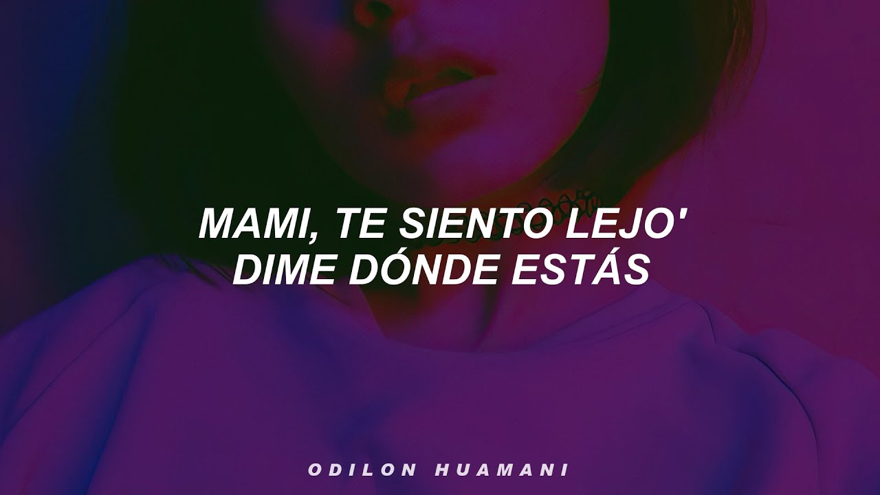 FloyyMenor, Cris MJ - GATA ONLY (Letra) Mami te siento lejos dime donde estas