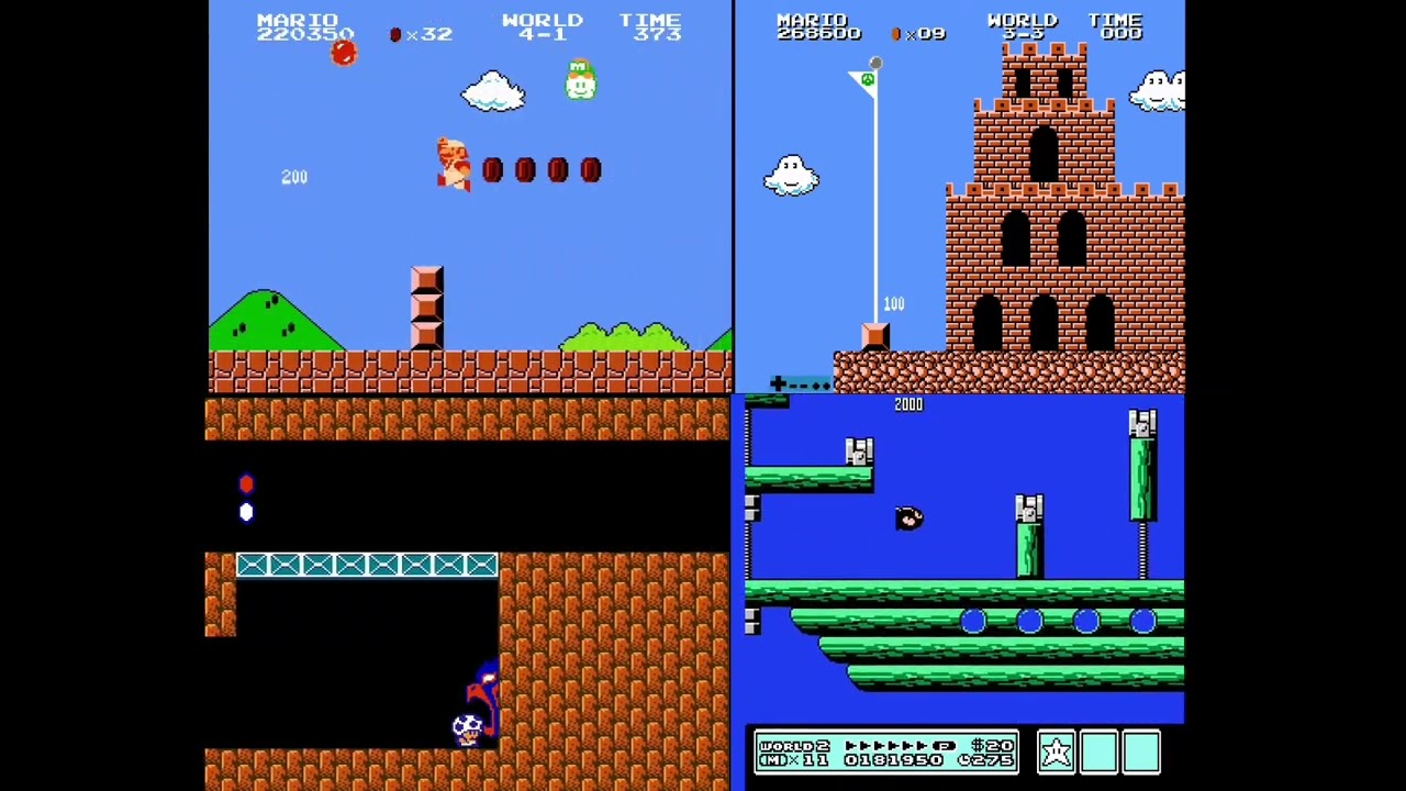 [TAS Obsoleted] Super Mario Bros 1 - 3 Warpless