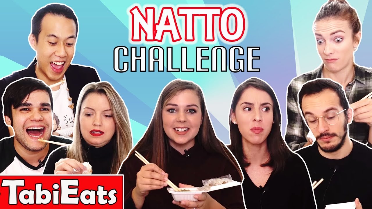 Trying Natto for the First Time (Fermented Soybeans)