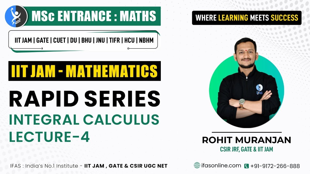 Rapid Series Of Integral Calculus | L4 | IFAS