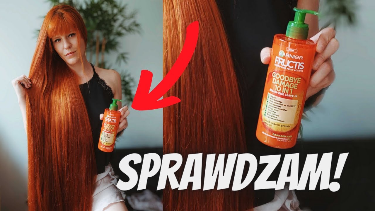 WŁOSOMANIACZKA TESTUJE GARNIER FRUCTIS 10W1 // TEST NA ŻYWO