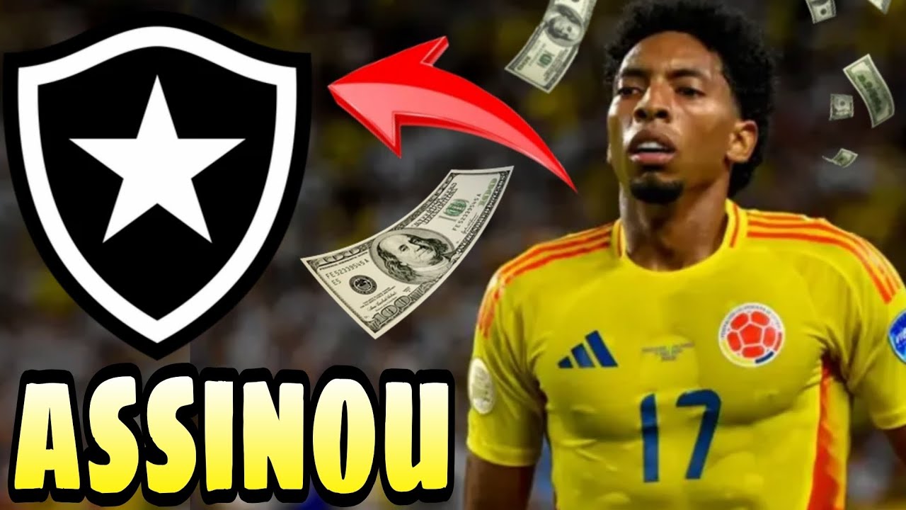 🚨SAIU AGORA! ELE CHEGA PARA SER TITULAR NO BOTAFOGO! BAITA REFORÇO NO BOTAFOGO 