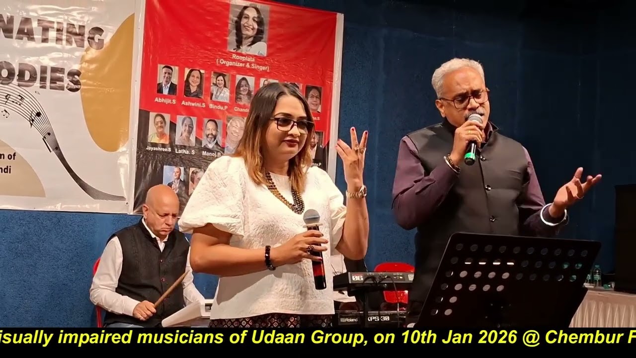 Kya yahi pyar hai song performance with Nandan Joshi in a recent concert at Fine Arts Auditorium 