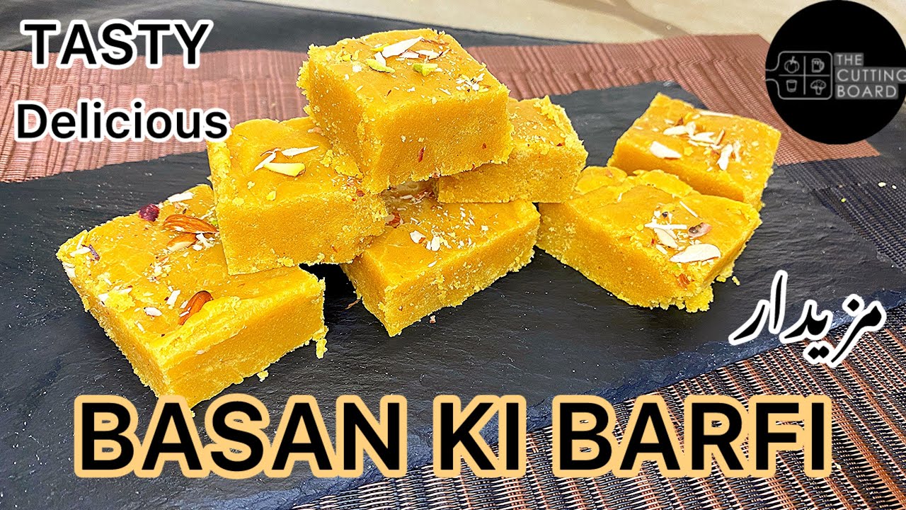 Besan ki barfi recipe | Gramflour barfi recipe | बेसन की बर्फी | Recipe By The Cutting Board
