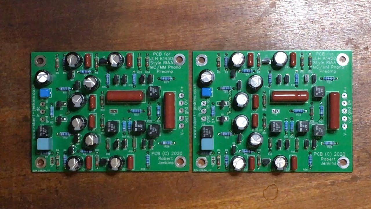 K1450 RIAA Moving Coil / Moving Magnet phono preamp assembly Part One