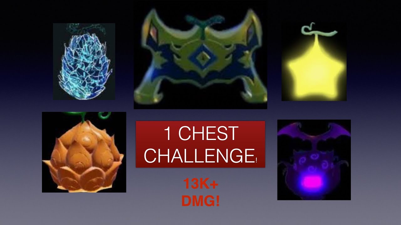 [GPO] 1 Chest Challenge! 13K DMG Solo BR...
