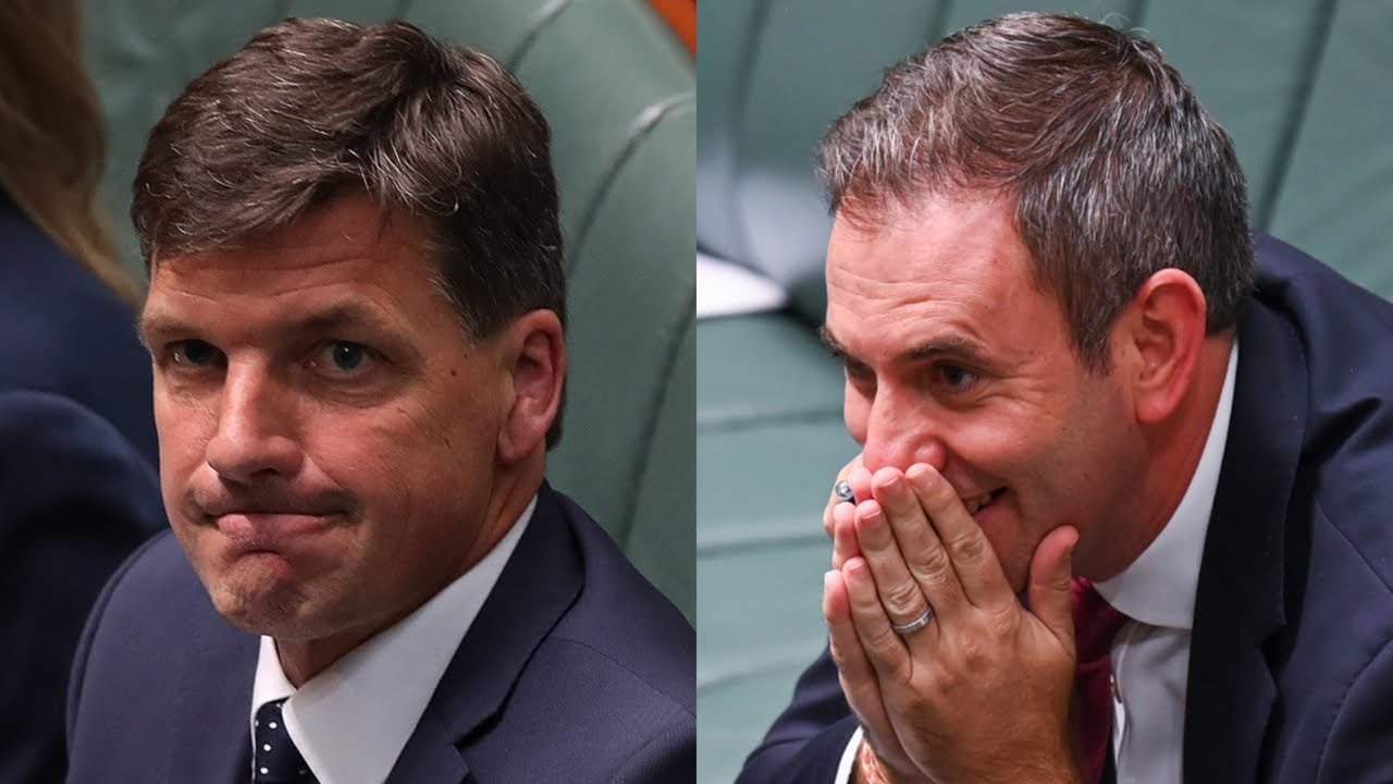 Angus Taylor makes it hard to keep a &lsquo;straight face&rsquo;: Jim Chalmers