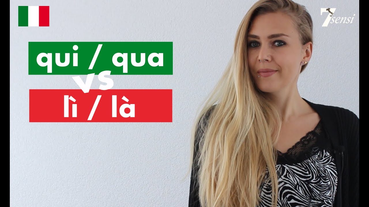 Qui / qua vs. lì & là | Italienisch lernen