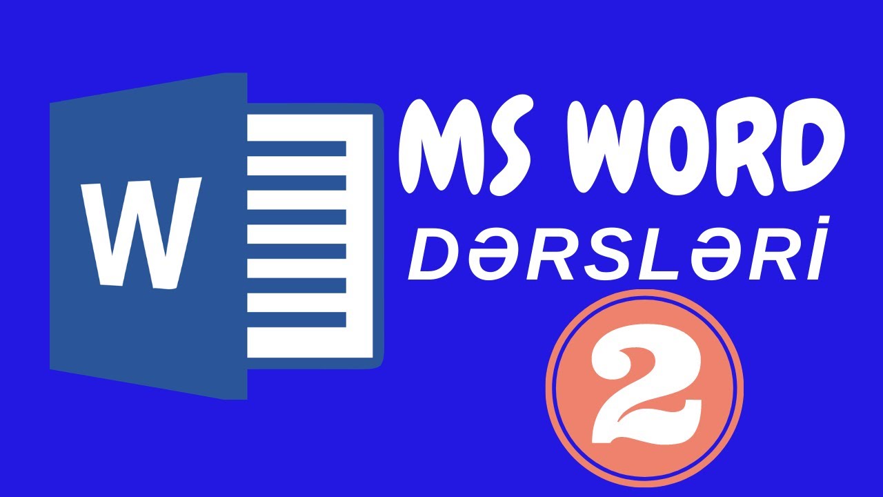 Fayl(File) menyusu - 1 (MS Word dərsləri)