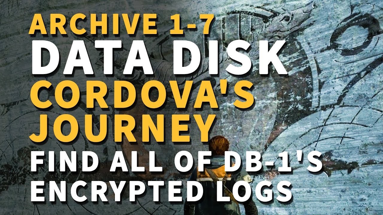 Data Disk Star Wars Jedi Fallen Order Trophy (Find all of DB-1's encrypted logs)