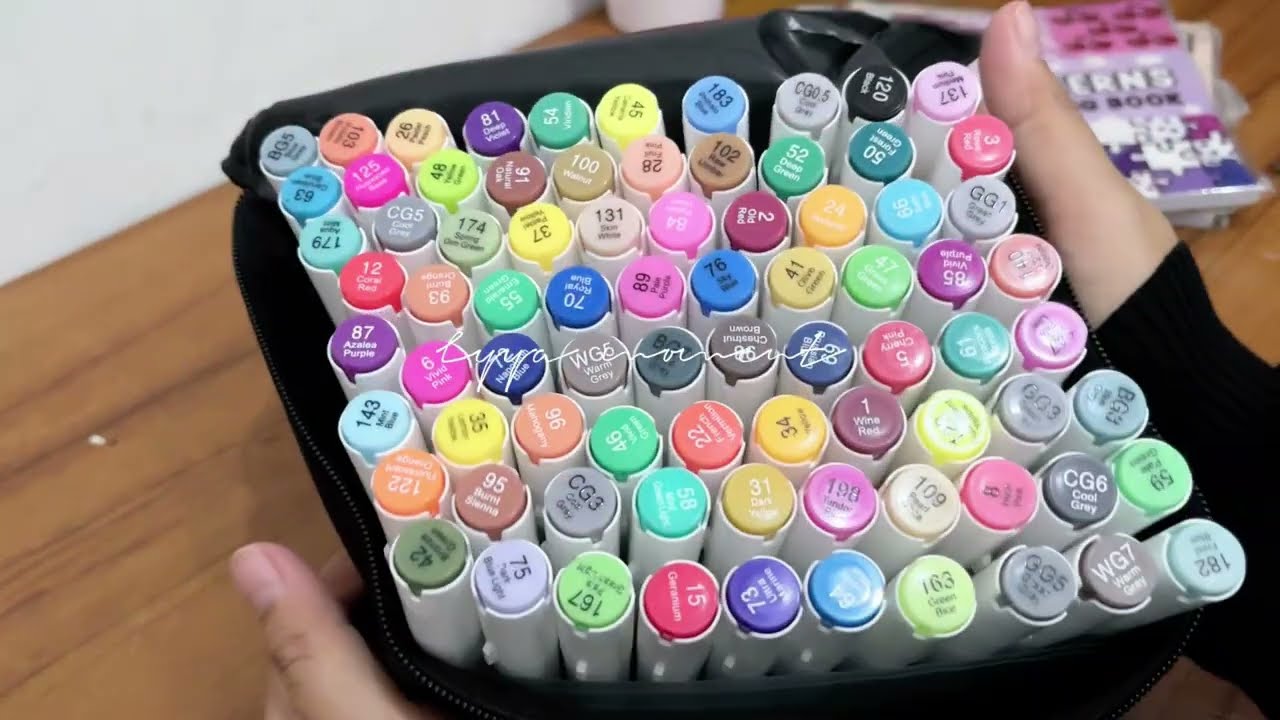 Alcohol Marker Color Swatch