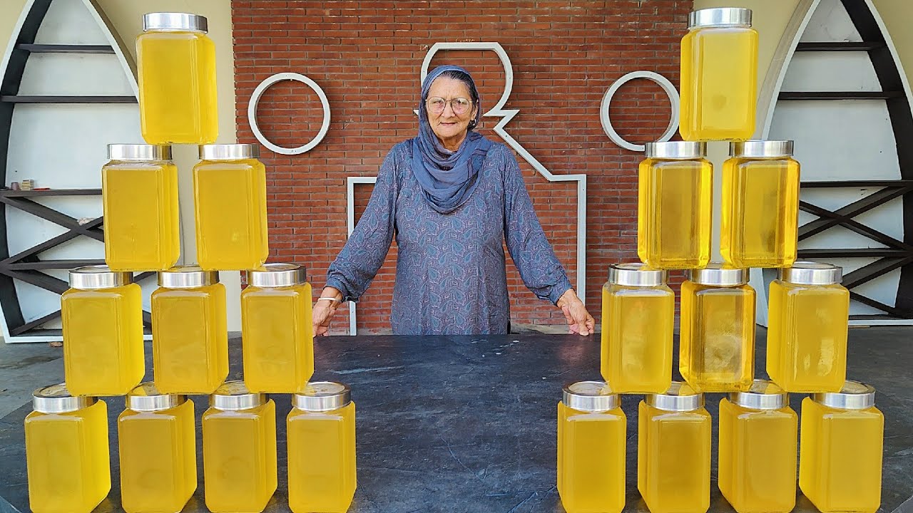 🍯🍯🍯 Desi Ghee Making | Veg Village Food