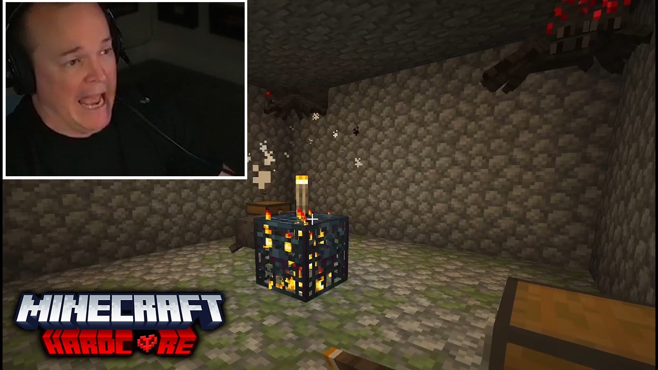 SPIDER SPAWNER - Mr Sark W/ NFEN (Hardcore Minecraft)