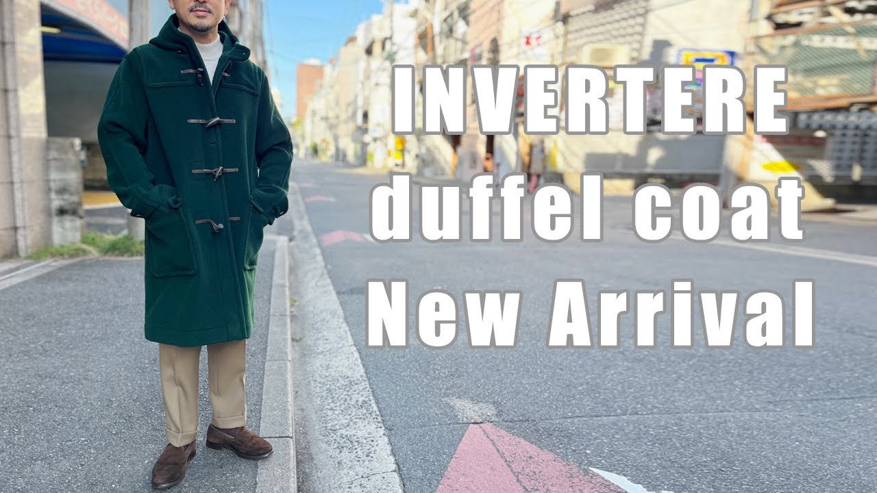 2024-25 秋冬 新作入荷情報！ INVERTERE インバーティア ダッフルコート Paraboot パラブーツ サイドゴアブーツ rootweb hiroshima ルーツウェブ 広島