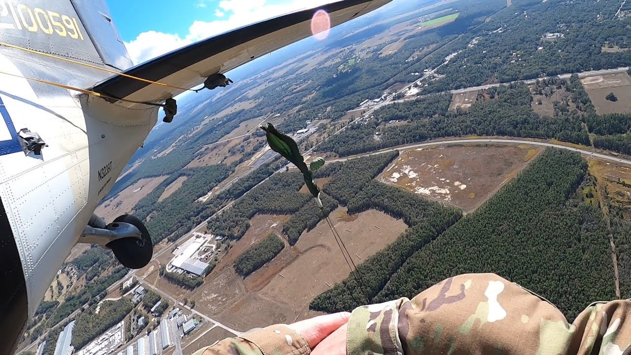 Second Parachute jump of the day with Phantom Airborne Brigade Florida Jan 2026