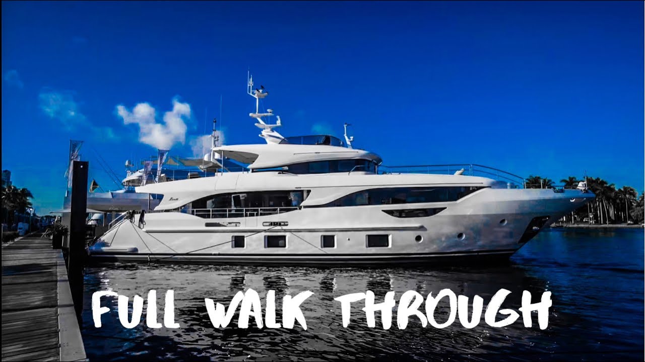 The Incredible Benetti - 95' Delfino, Fort Lauderdale International Boat Show 2020 4k