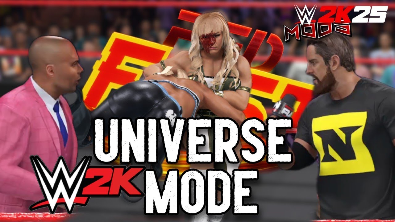 WWE 2K25 -Mode Univers modder (#8) l’Autorités contre la Nexus !