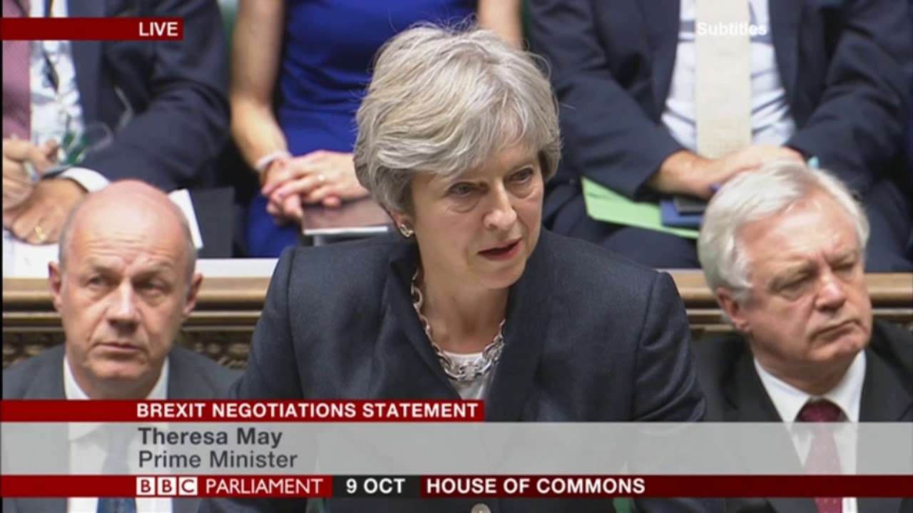 Prime Minister Theresa May's Brexit statement to the House of Commons