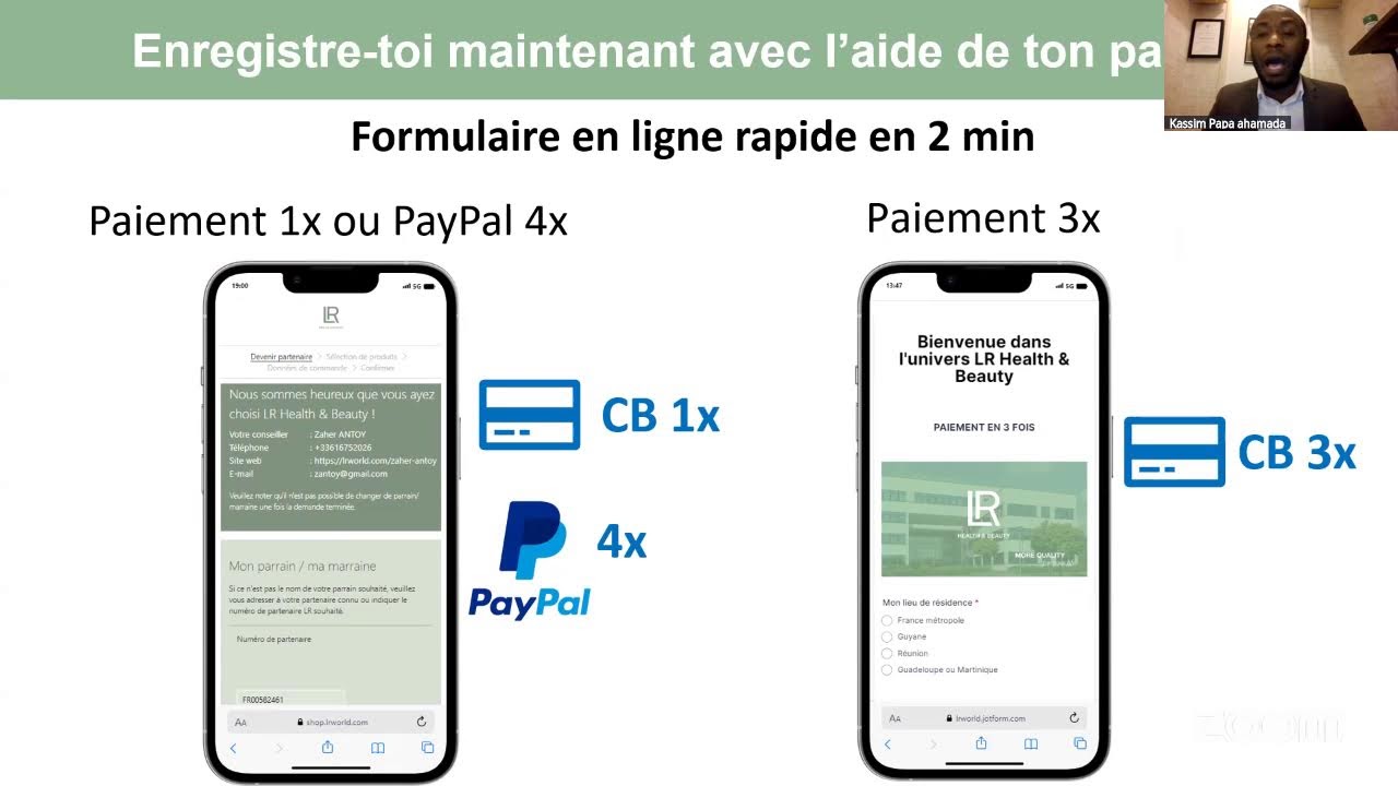Réunion Zoom de Kassim Papa ahamada