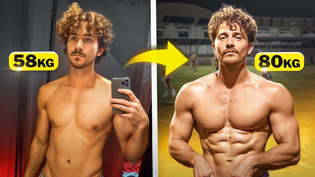 Je t'explique en 3min comment j'ai pris 20Kg (Prise de Masse)