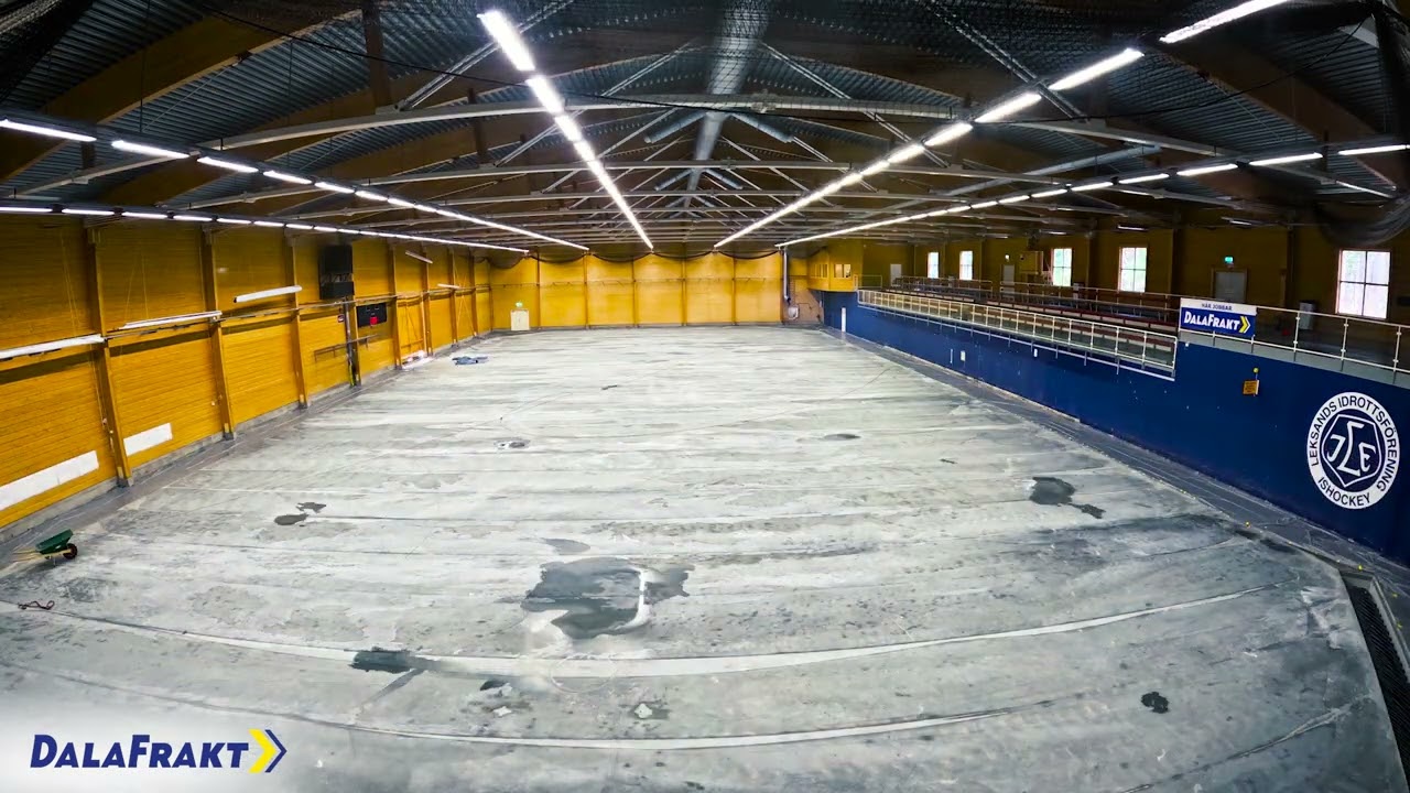 Nya Clas Ohlson Foundation Arena. Ny träningshall i Tegera Arena, Leksand