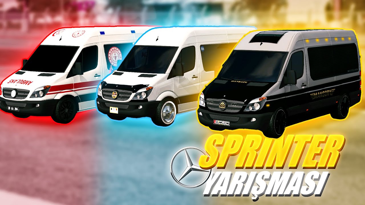 ÖDÜLLÜ SPRINTER MODİFİYE YARIŞMASI !! | Car Parking Multiplayer