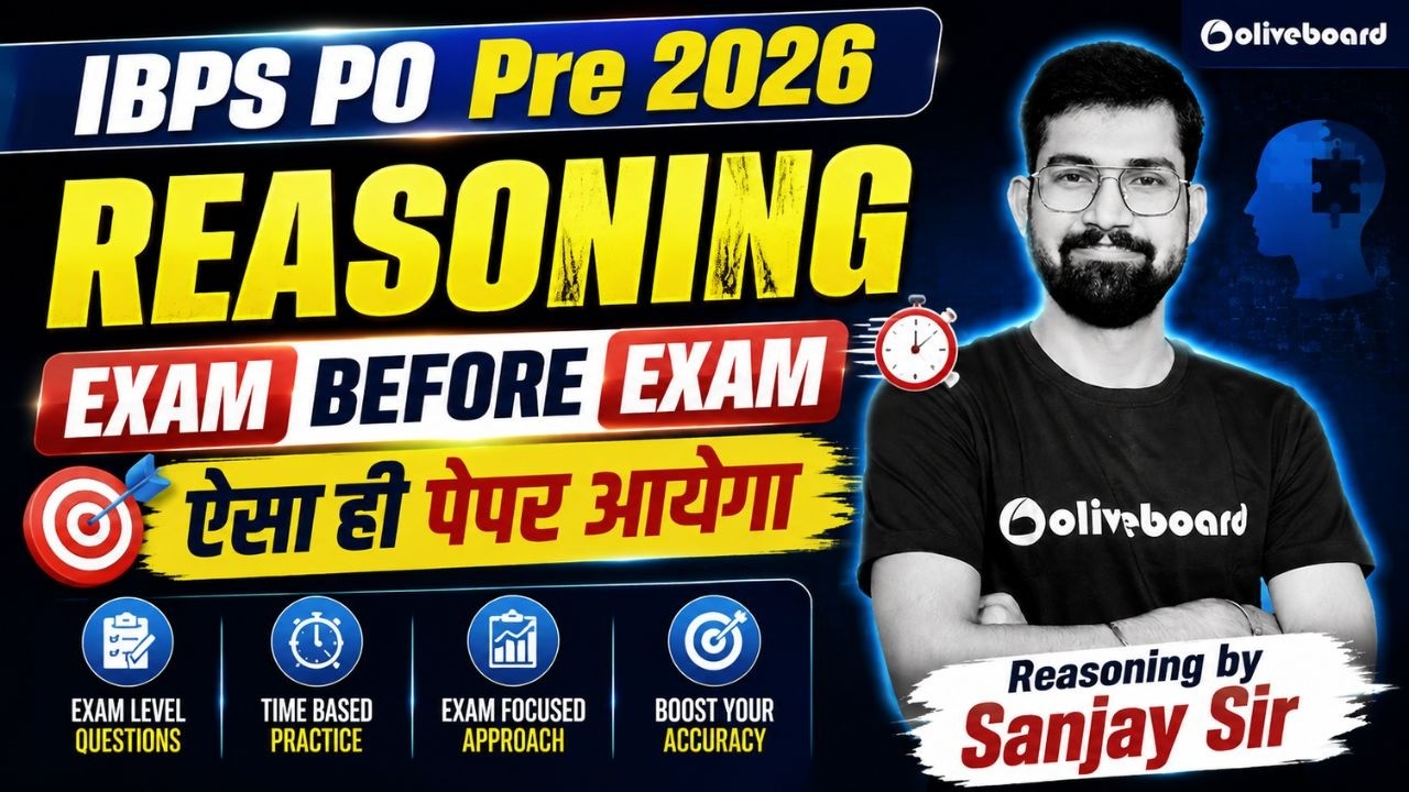 IBPS PO Pre 2026 | Reasoning | Exam Before Exam | Aisa Hi Paper Aayega  | Sanjay Sir | Oliveboard