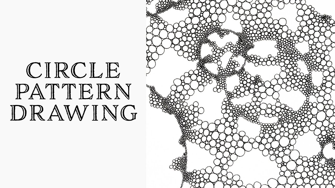 Drawing a Circle Pattern in FineLiner Pen | Art Process