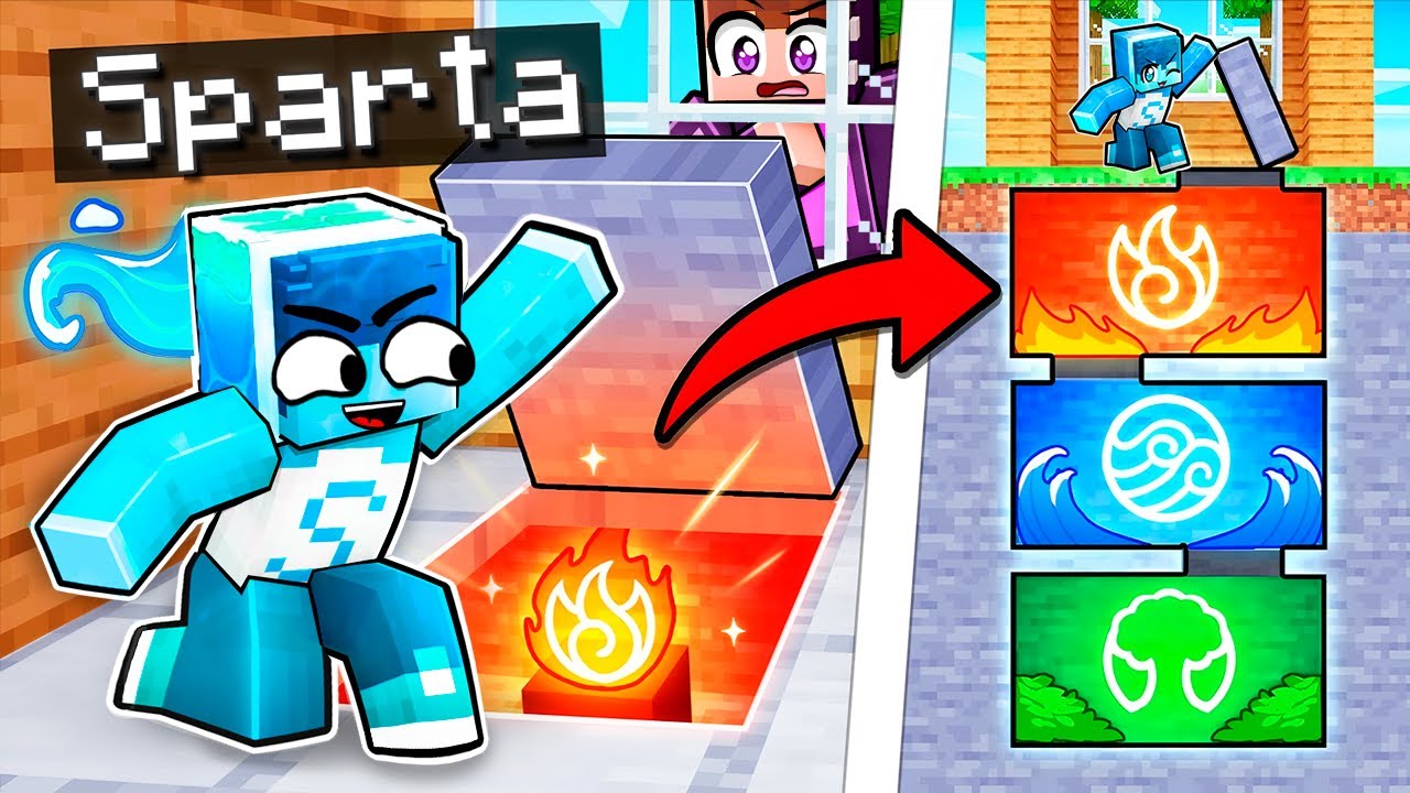 ¡El MEJOR ESCONDITE en LA BASE SECRETA ELEMENTAL!🔥😂 Sparta356