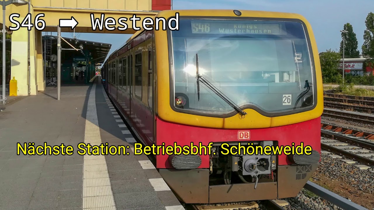[S-Bahn Berlin] Ansagen der Linie S46