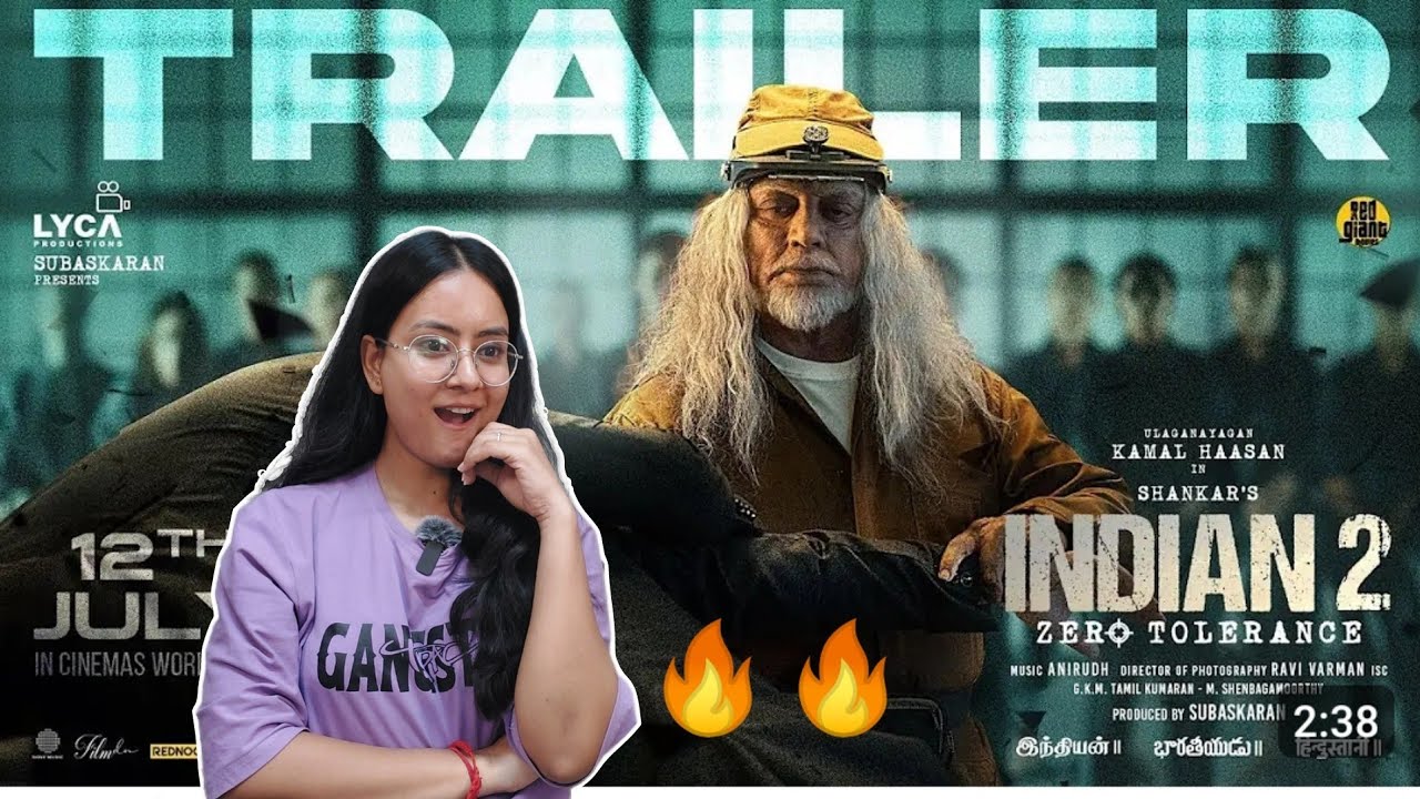 Indian 2 Trailer | Hindustani 2 Trailer | Reaction | Kamal Haasan | Sadhana Reaction