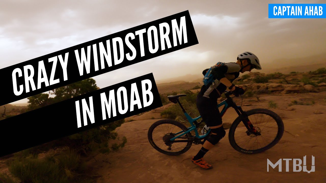 Caught In Crazy Windstorm | MOAB | Captain Ahab Trail