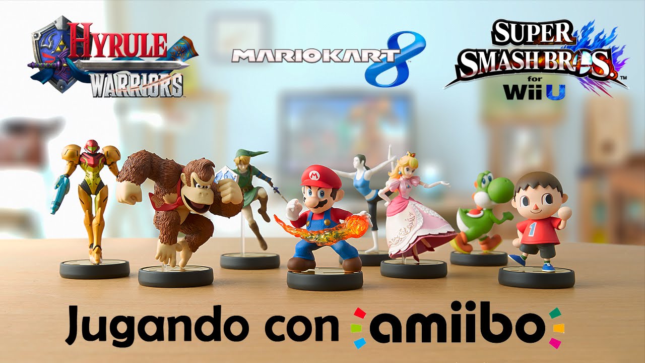 ¡Jugando con amiibo! - Hyrule Warriors, Mario Kart 8 y Super Smash Bros for Wii U