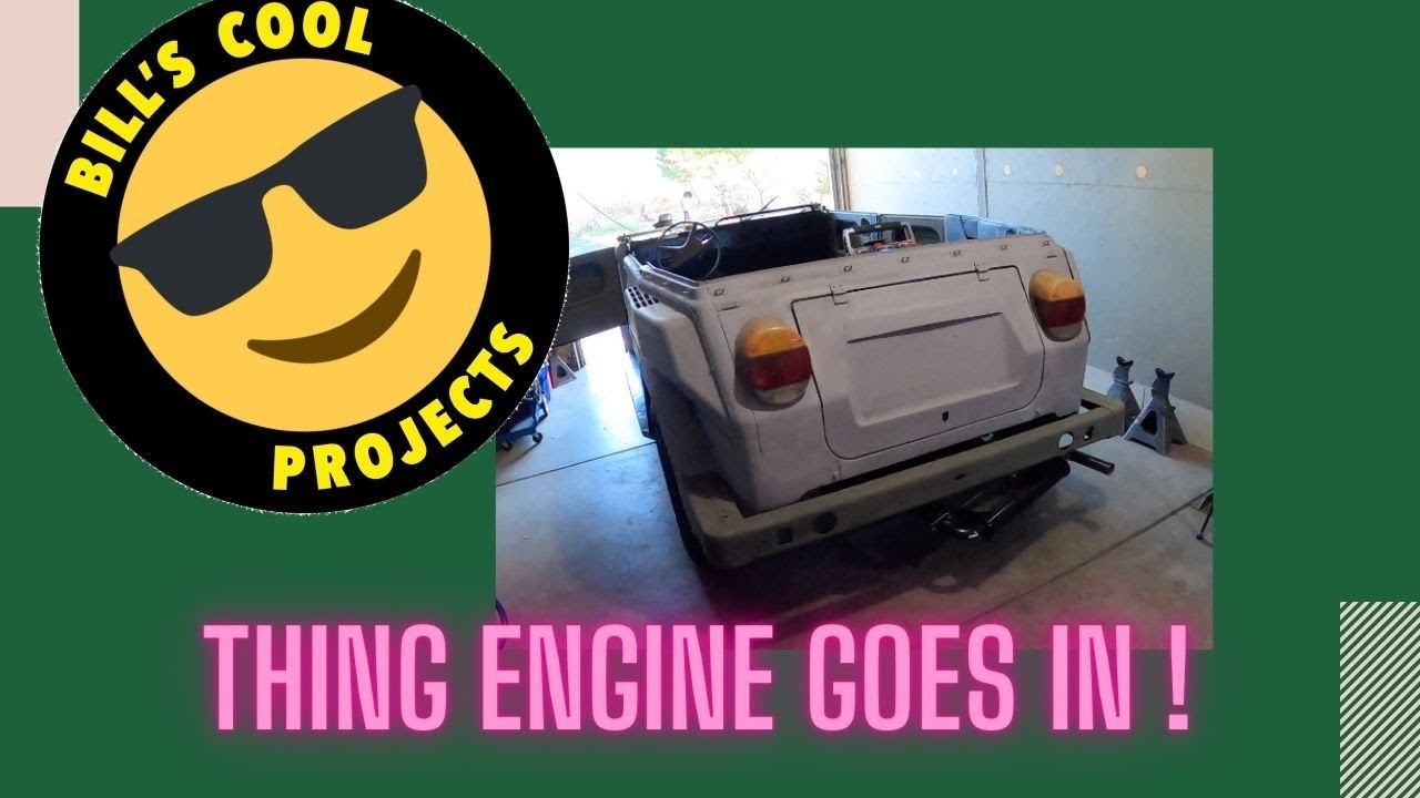 VW Thing Restoration - Part 10-  Axles and Engine!